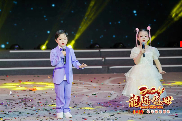 龙腾盛世2024少儿新春晚会在陕西省神木市录制圆满成功